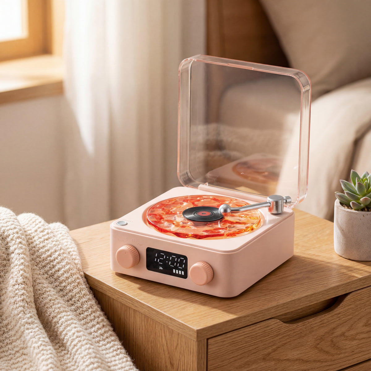 Waves Vinyl Player Bluetooth Speaker