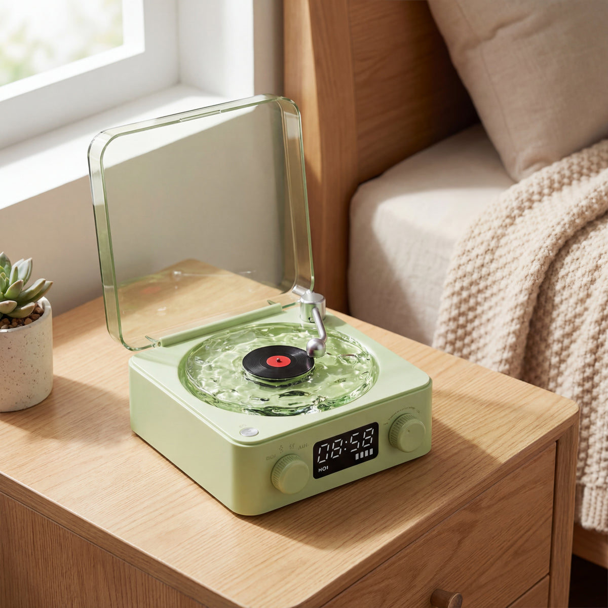 Waves Vinyl Player Bluetooth Speaker