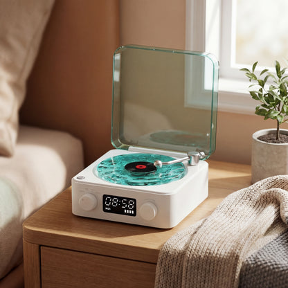 Waves Vinyl Player Bluetooth Speaker